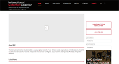 Desktop Screenshot of idcoalition.org